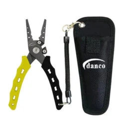 DANCO SS TITANIUM 8” PLIERS BLACK YELLOW