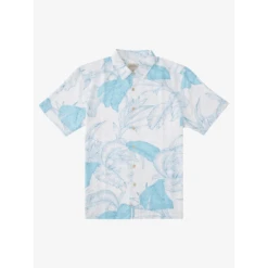 QUIKSILVER WATERMAN JUNGLE ISLAND SHORT SLEEVE SHIRT