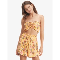 ROXY ISLAND HOPS HALTER TUBE TOP