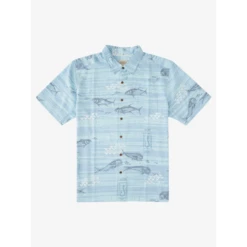 QUIKSILVER WATERMAN LATE POKE SHORT SLEEVE SHIRT