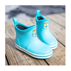 BUOY BOOTS KIDS ANKLE BOOTS TURQUOISE