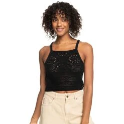 ROXY MALIBU CRUSH KNITTED HALTER TOP